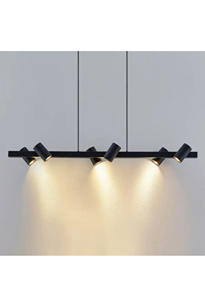 RONİSU AYDINLATMA Rosaline 6 Spot Başlıklı Sıralı Avize RA-AVZ- 9137-82-64