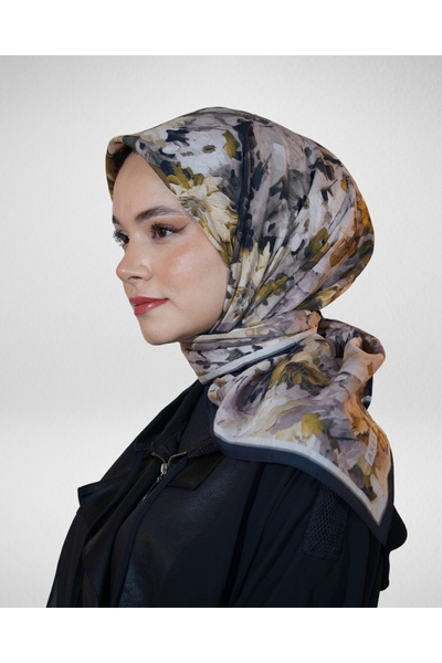 Akel وشاح الربيع بنمط الزهور الباستيل