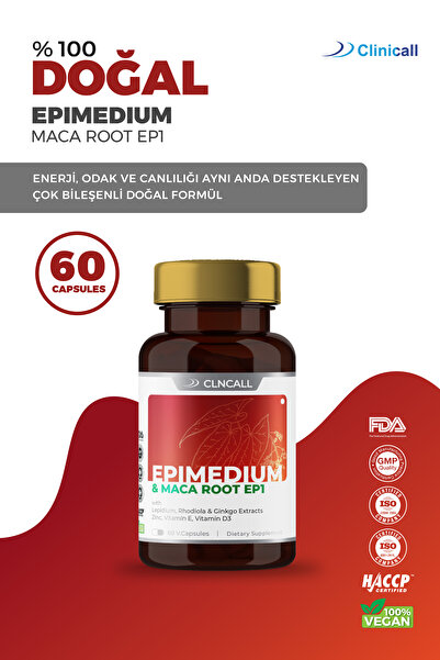 CLİNİCALL DOĞAL SAĞLIK HİZMETLERİ EPIMEDIUM MACA ROOT EP1