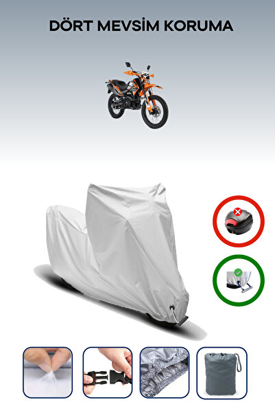 Breen Gray Lock Compatible Rks Nr200 Compatible Motorcycle Tarpaulin Waterproof