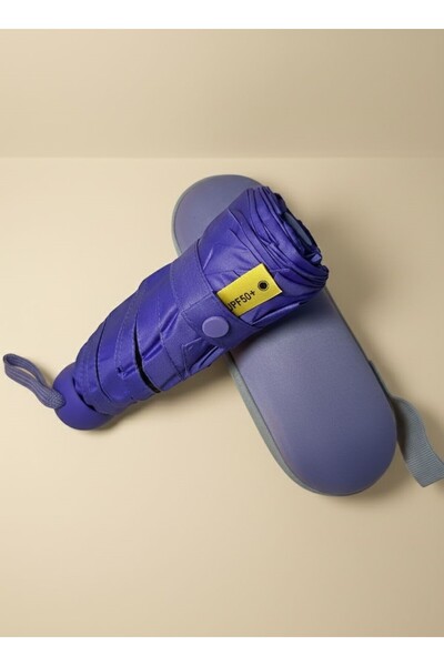 MİHRES Çantalı Özel Kılıf Hediyeli Kapsül Şemsiye, Cep Şemsiye , Mini Şemsiye...