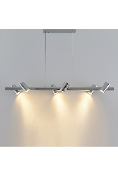 RONİSU AYDINLATMA Rosaline 6 Spot Başlıklı Sıralı Avize RA-AVZ- 9137-82-64