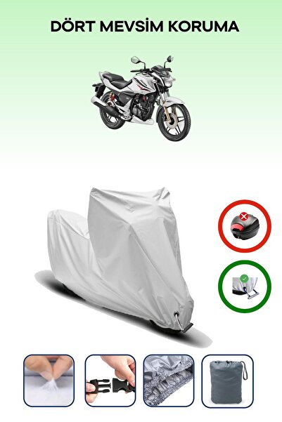 Breen Gray Lock Compatible Hero T-Sport Compatible Motorcycle Tarpaulin Water...