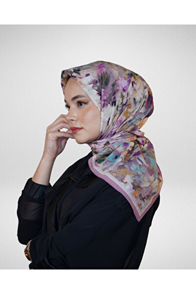 Akel وشاح الربيع بنمط الزهور الباستيل