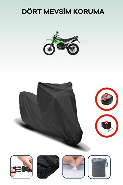 Breen قفل حقيبة خلفية أسود غير متوافق مع مونديال X-Treme Max 200، قماش متوافق مع الدراجات النارية، 4 مواسم