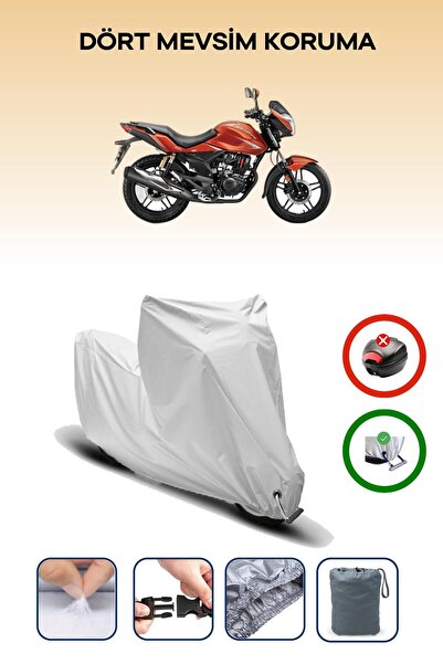 Breen Gray Lock Compatible Hero Thriller Compatible Motorcycle Tarpaulin Waterproof