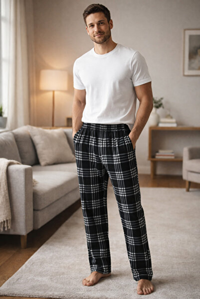 Made By me Pantaloni de pijama în carouri pentru bărbați |   bumbac 100% |   ...