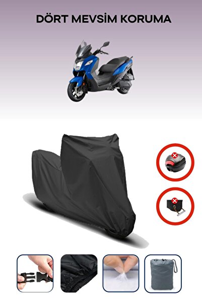 Breen Black Rear Bag Lock Incompatible Sym Joymax Z 250 Compatible Motorcycle...