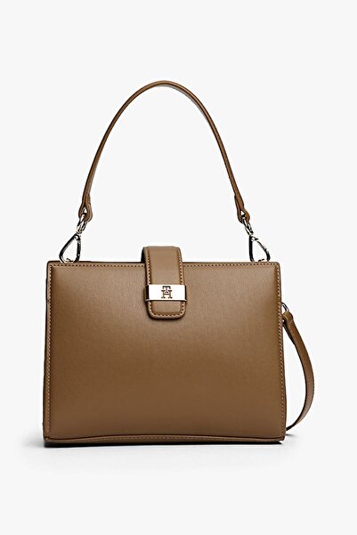 Tommy Hilfiger Kadın Heritage Mini Satchel Metal Toka Detaylı Omuz Çantası - ...