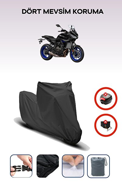 Breen Black Rear Bag Lock Incompatible Yamaha Tracer 7 Compatible Motorcycle ...