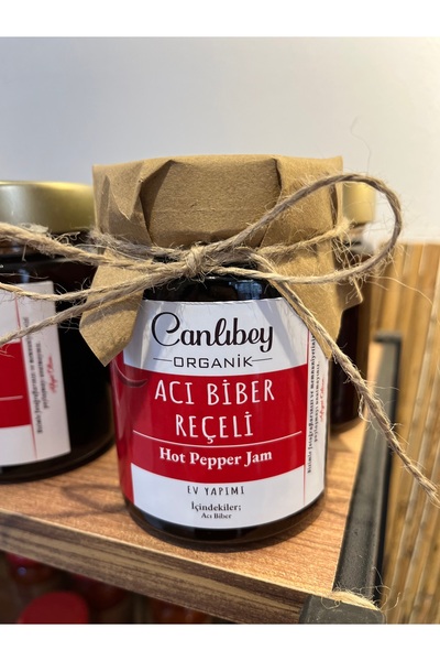 CANLIBEY CANLIBEYORGANİK Acı Biber Reçeli 350 Gr Katkısız Doğal