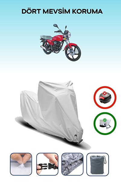 Breen Gray Lock Compatible Kanuni Breton S Compatible Motorcycle Tarpaulin Waterproof