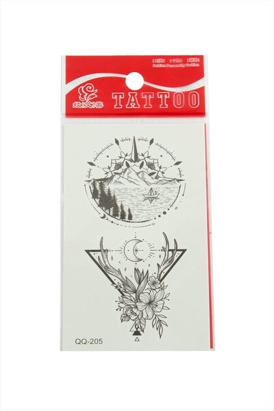 CT STONES زهرة الوشم الوشم ملصق