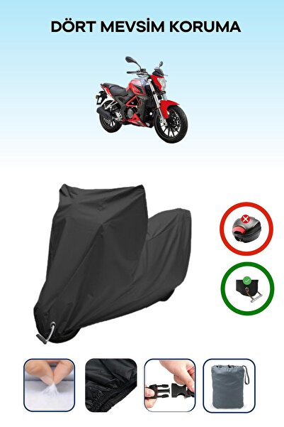 Breen Black Lock Compatible Benelli Bn 251 Compatible Motorcycle Tarpaulin Wa...
