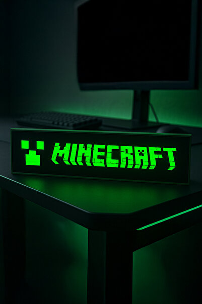MEK Minecraft Tasarımlı Dekoratif Aydınlatma Gece Lambası