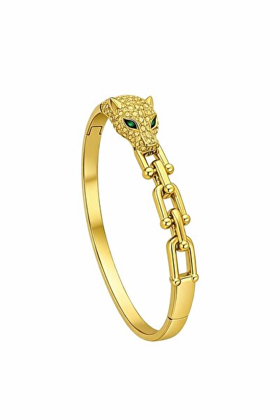 Sense of Atelier Tiger Handcuff Bracelet-Gold