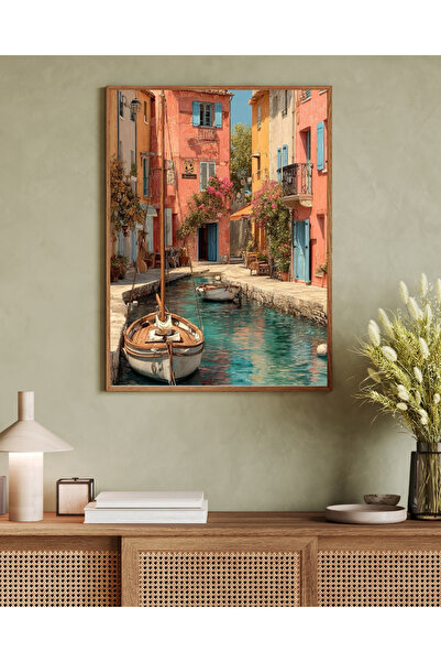 woodhomeworks Tek Parça Salon Ofis Dekor Tablo tek başına sanat