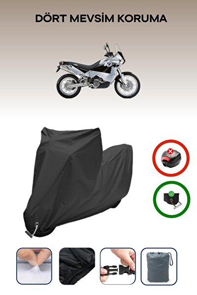 Breen Black Lock Compatible Ktm 950 Adventure Compatible Motorcycle Tarpaulin...