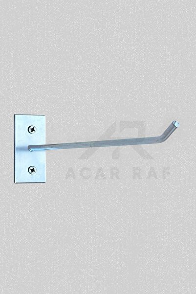 Acar Raf Wall Hook 25 Pieces 30 cm Wall and Particleboard Mounted Hook Rack Hanger