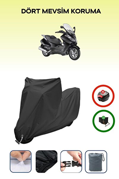 Breen Black Lock Compatible Aprilia Atlantic 500 Sprint Compatible Motorcycle Tarpaulin Waterproof
