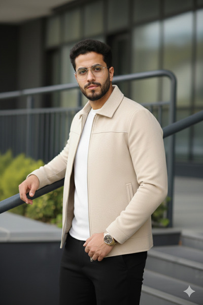 ziqsaq Men's Sports Crop Cashmere Jacket