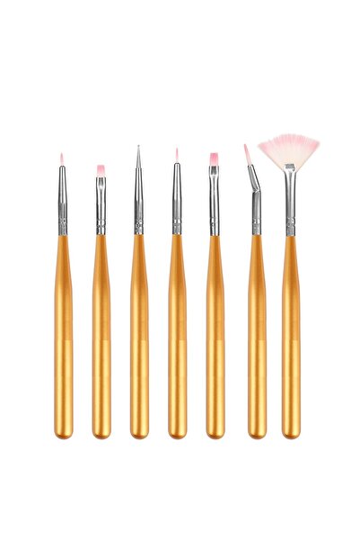 SELA Set de 7 pensule cu gel NBS 07 B,