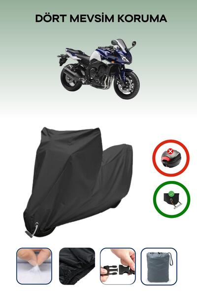 Breen Black Lock Compatible Yamaha Fz1 Fazer Compatible Motorcycle Tarpaulin ...