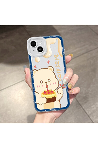 Hontinga غطاء هاتف شفاف متوافق مع آيفون 14 بلس مع حماية للكاميرا ووسادة هوائي...