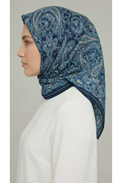 Karaca Eşarp SAKS - ETNİK DESENLİ COTTON EŞARP