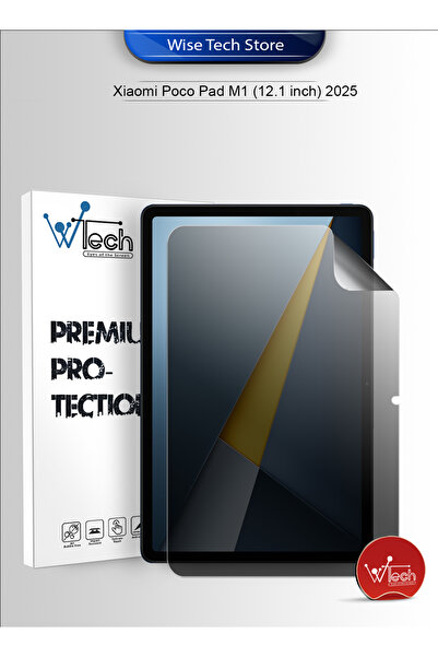 Wtech Xiaomi Poco Pad M1 (12.1 inch) 2025 Premium Hydrogel Anti Spy Film Thin and Flexible Clear