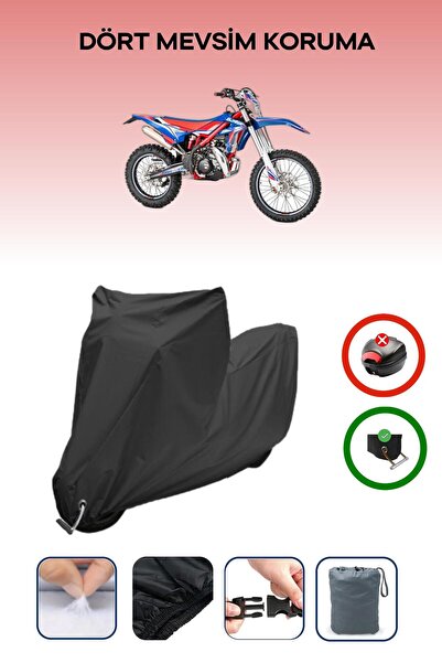 Breen Black Lock Compatible Beta Rr 2t Enduro 250 Compatible Motorcycle Tarpa...