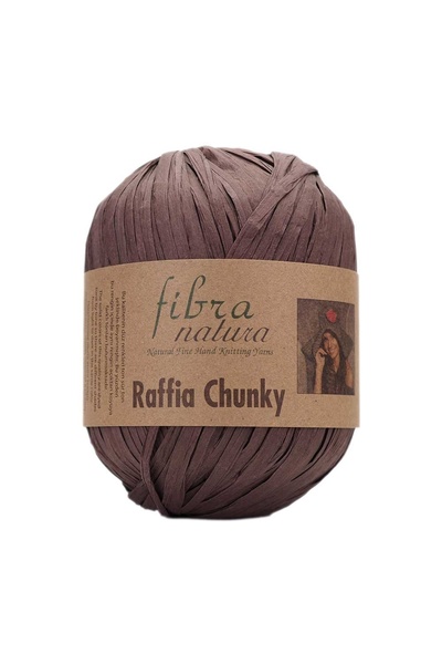 Fibra Natura Raffia Chunky 100% viscoză – 100 g 120 m Ață de tricotat cu aspect gros de paie-114-21-1 BUC.
