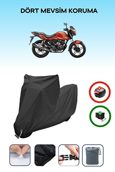 Breen Black Lock Compatible Hero Thriller Compatible Motorcycle Tarpaulin Waterproof