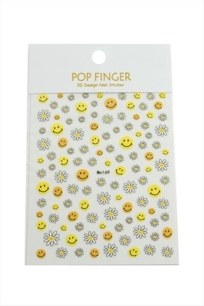 SiHako Papatya Emoji Tattoo Dövme Sticker