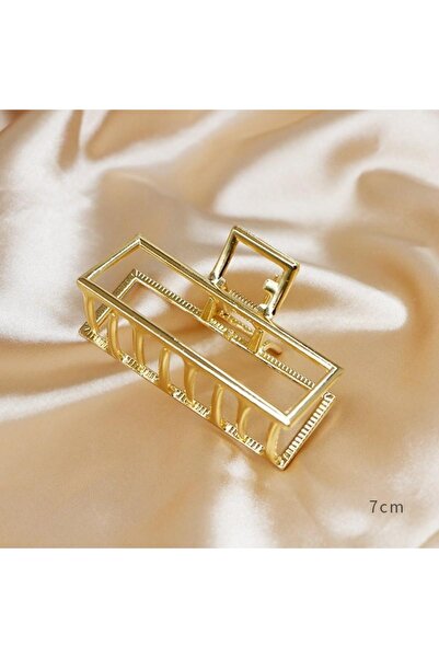 Nati Co Gold Metal Dikdörtgen Mandal Toka - Kafes Model Güçlü Tutuşlu Kıskaç ...