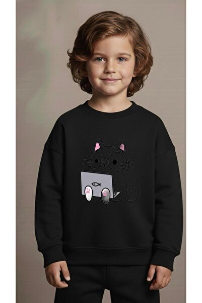 playwear Φούτερ ομάδας με στάμπα για κορίτσια και αγόρια, με λαιμόκοψη 3, 4-5...