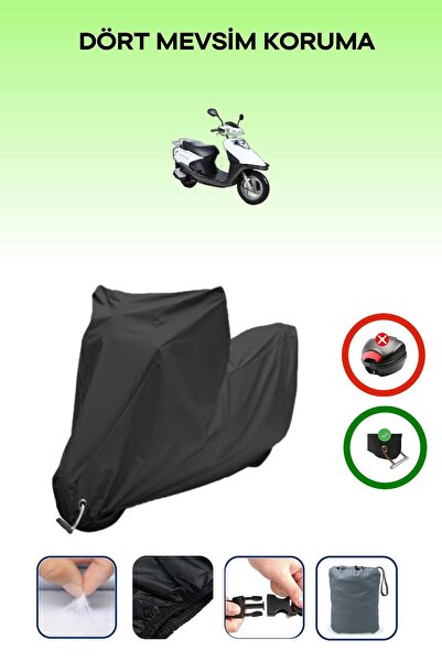 Breen Black Lock Compatible Kuba Rocca 100 Max Compatible Motorcycle Tarpauli...