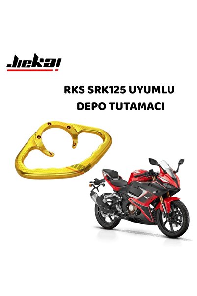 JİEKAİ RKS SRK125 UYUMLU DEPO TUTAMACI (GOLD)