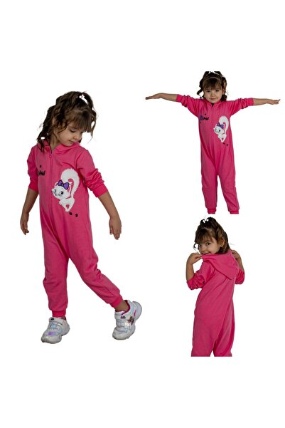 ÇOCUK GİYİM MERKEZİ Child Cat Hoodie Romper