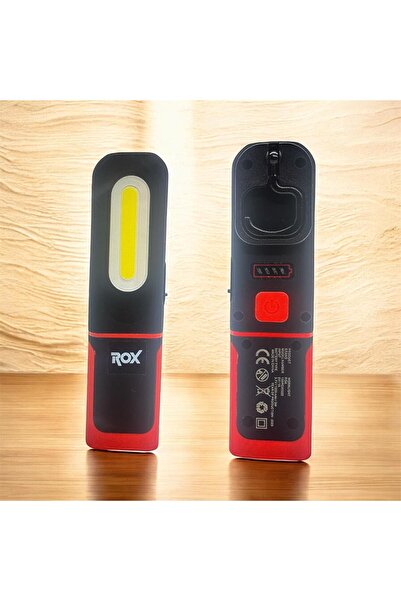 Rox 0222 Şarjlı Cep Tipi Çalışma Feneri 2000 Lümen