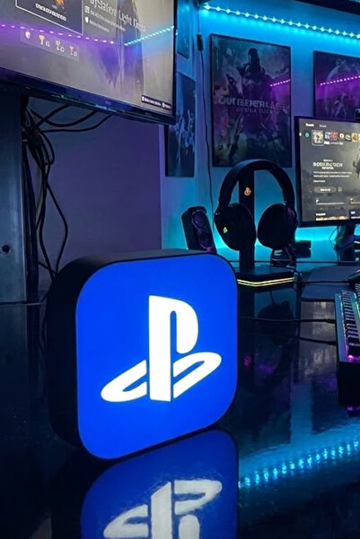 MEK PlayStation Tasarımlı Dekoratif Aydınlatma (20x20cm)