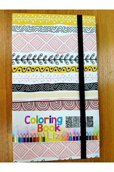 Lizy Mandala 12'li Kuru Boyalı Boyama Defteri