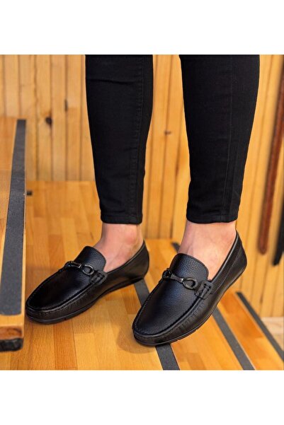 Parlak Tokalı Günlük Loafer Ayakkabı