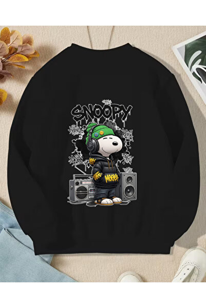 haha Oversized Hoodless Sweatshirt for Children