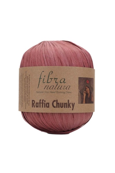 Fibra Natura Raffia Chunky 100% viscoză – 100 g 120 m Ață de tricotat cu aspe...