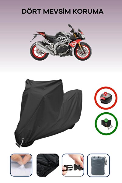 Breen Black Lock Compatible Aprilia Tuono V4 1100 Factory Compatible Motorcyc...