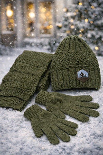 Monkabox 9-15 Years Old Boys' Scarf, Beanie, Gloves Set