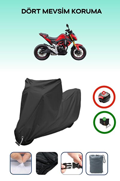 Breen Black Lock Compatible Rks Rn 180 Compatible Motorcycle Tarpaulin Waterp...