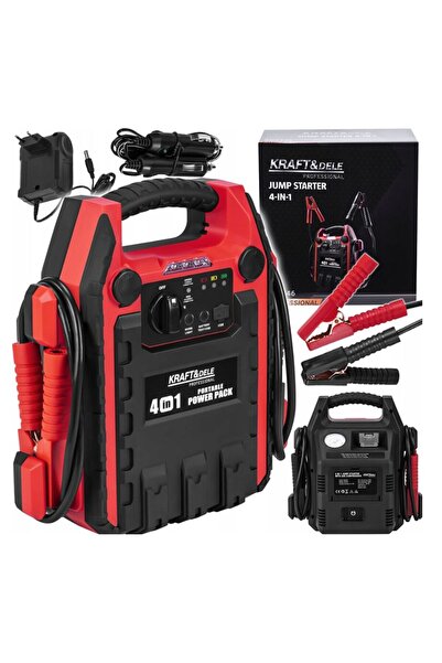 Kraft Multifunctional car starting robot, built-in 22Ah battery, starter, 11 bar car compressor, 12V,