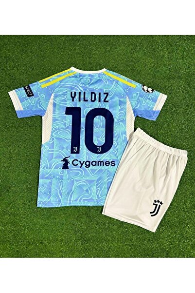 candy cup Juventus 2025/2026 Yeni Sezon Kenan Yıldız Deplasman Çocuk Forması ...